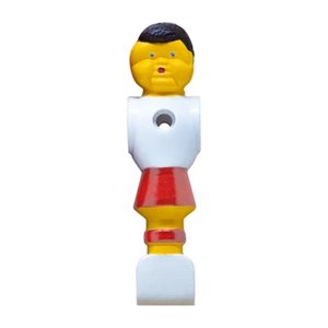 JOUOUEUR DE SOCCER CULOTTE ROUGE TROU 16MM 5 / 8''