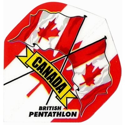 PLUME STANDARD DRAPEAU CANADA ROUGE