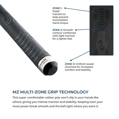 BAGUETTE PUREX NOIR / BLEU M GRIP WRAP