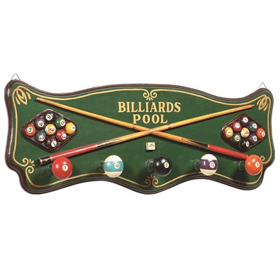 CADRE BILLIARDS COAT RACK